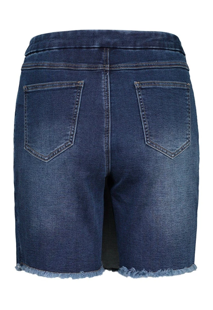 Tribal Pull On Skort With Freyed Hem * Last Chance 5 Tribal Pull On Skort With Freyed Hem * Last Chance