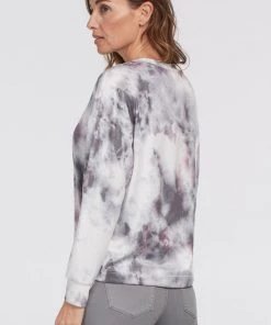 Tribal Long Sleeve Top W/ Drawstring Hem