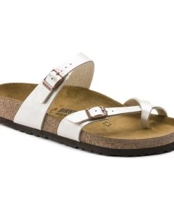 Birkenstock Mayari Pearl White Birko-Flor Sandal - Regular