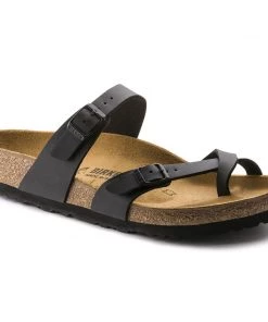 Birkenstock Mayari Black Birko-Flor Sandals - Regular