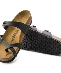 Birkenstock Mayari Black Birko-Flor Sandals - Regular