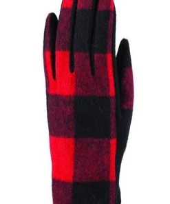 Auclair Women's Buffalo Check Gloves
