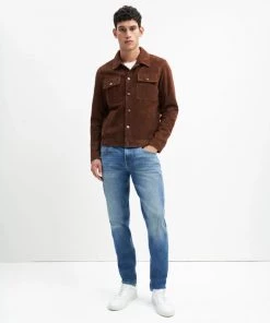 7 For All Mankind Men's Darted Adrien Jean