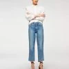 7 For All Mankind High Waist Cropped Straight