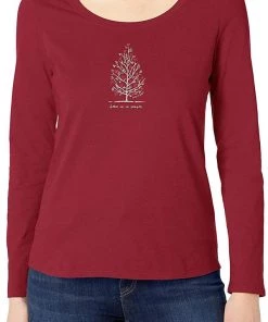 LIFE IS GOOD Women's Heart Tree Sleep Top * Last Chance