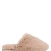 Lemon Lux Faux Fur Slide Footwear
