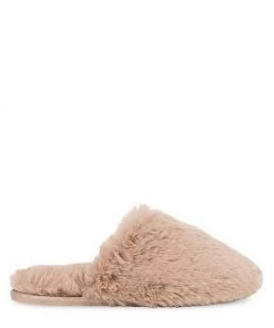 Lemon Lux Faux Fur Slide Footwear