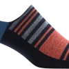 Darn Tough Men's Topless Stripe No Show Hidden Lightweight Lifestyle Sock