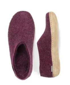 GLERUPS CANADA Glerups Shoe - Leather - Cranberry