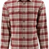 Old Ranch Men's Zion Long Sleeve Shirt - Burgundy