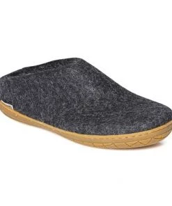 GLERUPS CANADA Glerups Open Heel Slipper - Rubber - Charcoal