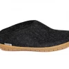 GLERUPS CANADA Glerups Open Heel Slipper - Rubber - Charcoal