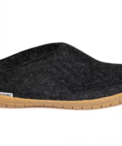 GLERUPS CANADA Glerups Open Heel Slipper - Rubber - Charcoal