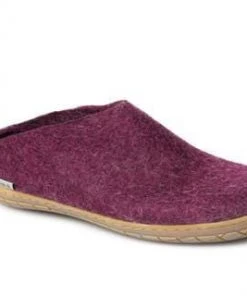 Glerups Canada Open Heel Slip On - Rubber - Cranberry