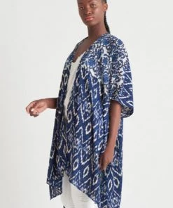 Black Tape_ Black Tape Twin Printed Kimono