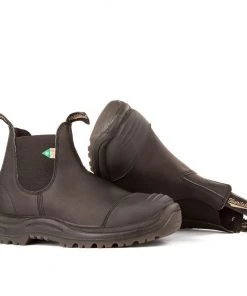 Blundstone 168 - Work & Safety Rubber Toe Cap Boot - Black Footwear