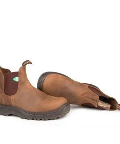 Blundstone 164 - Work & Safety Boot - Crazy Horse Brown Footwear