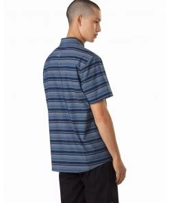 Arc'teryx Men's Brohm Short Sleeve Striped Shirt