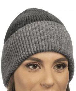 Lemon Soft Wool Reversible Cuffed Beanie