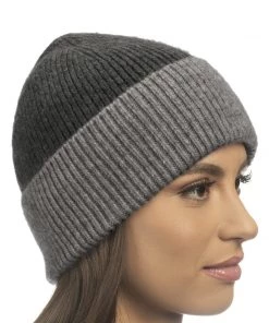 Lemon Soft Wool Reversible Cuffed Beanie