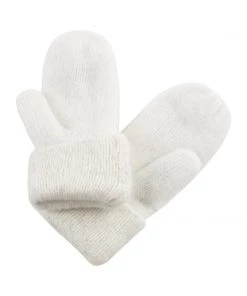 Lemon Soft Wool Reversible Mittens Accessories