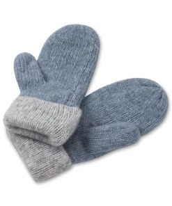 Lemon Soft Wool Reversible Mittens Accessories