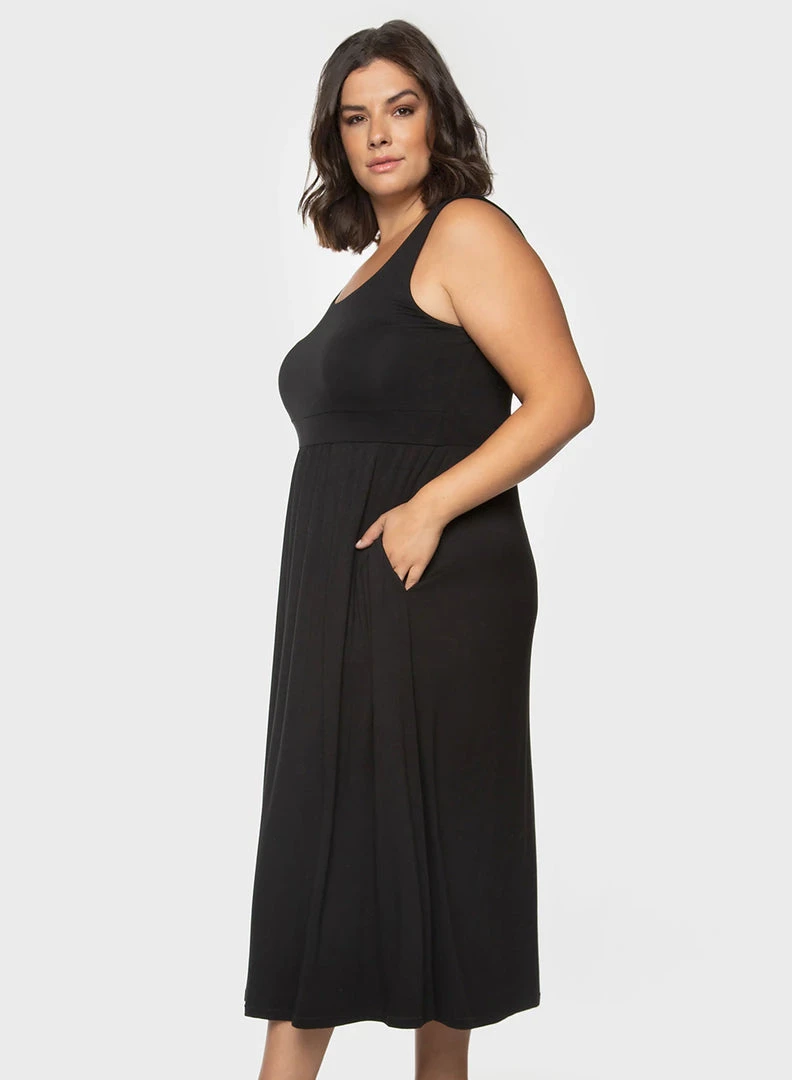 Women Dex Plus Banded Waist Knit Midi Dress 4 Women Dex Plus Banded Waist Knit Midi Dress