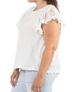 Dex Plus Flutter Sleeve Shirt