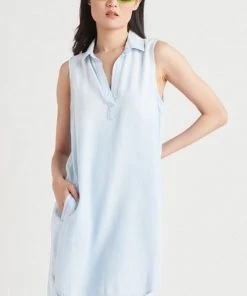 Dex Sleeveless Tencel Mini Dress