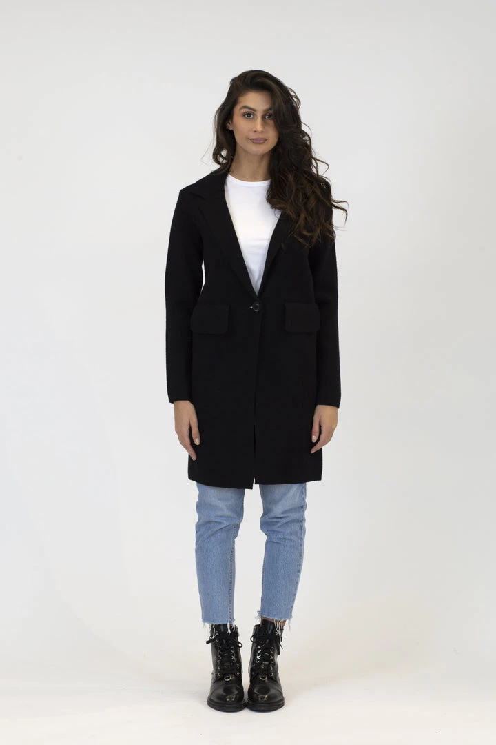 Lyla + Luxe Fiona Fitted Knit Coat 10 Lyla + Luxe Fiona Fitted Knit Coat