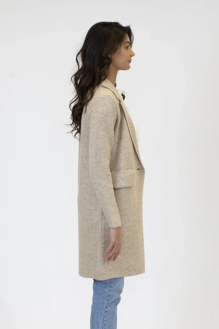 Lyla + Luxe Fiona Fitted Knit Coat 7 Lyla + Luxe Fiona Fitted Knit Coat