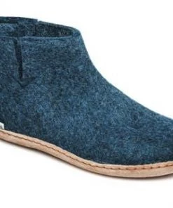 GLERUPS CANADA Glerups Low Boot - Leather - Denim