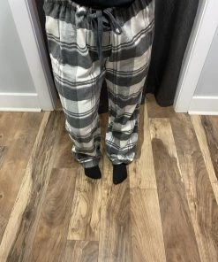 PJ SALVAGE Women's Sleigh All Day Plaid Pant * Last Chance