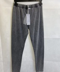 Pistache Stone Wash Legging * Last Chance
