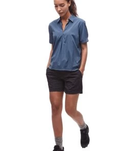 Indyeva Jazda Woven Stretch Top Women