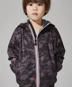 08 Lifestyle Sam - Kid's Full Zip Packable Rain Jacket * Last Chance Youth