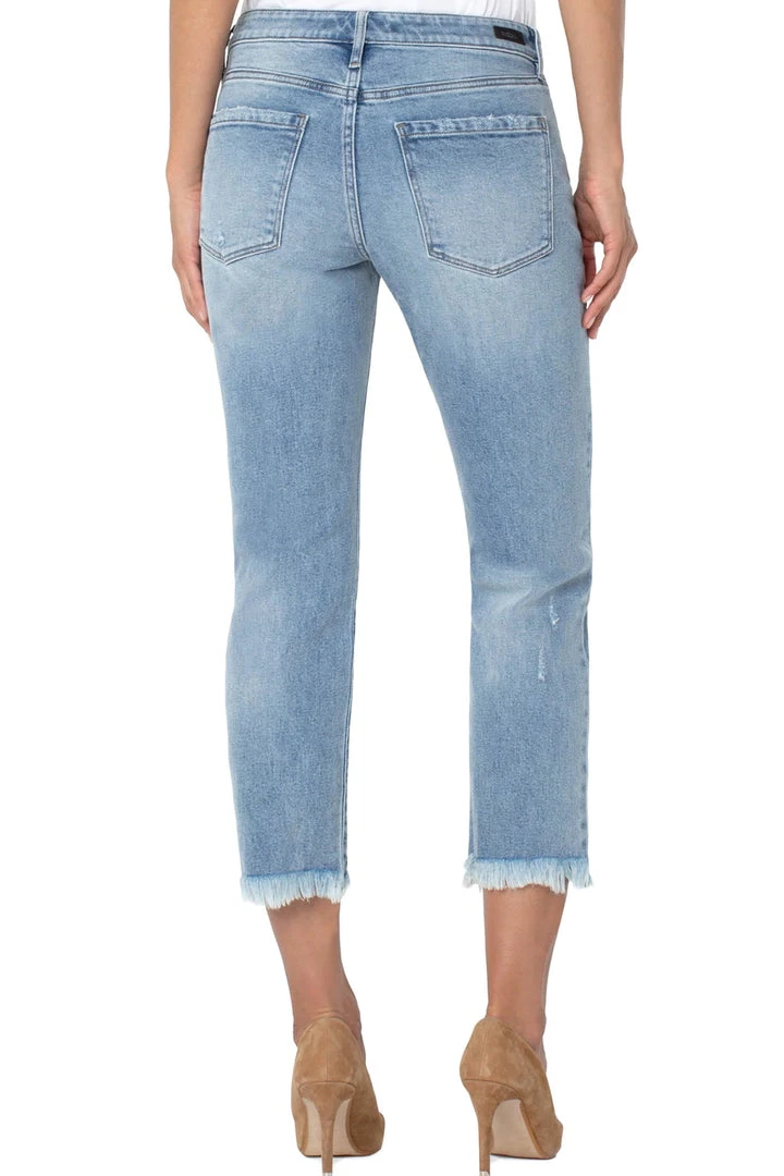 Women Liverpool Kennedy Crop Straight With Fray Hem - Lexington 4 Women Liverpool Kennedy Crop Straight With Fray Hem - Lexington