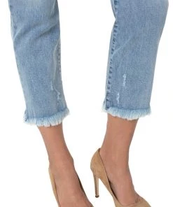 Women Liverpool Kennedy Crop Straight With Fray Hem - Lexington 7 Women Liverpool Kennedy Crop Straight With Fray Hem - Lexington