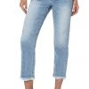 Women Liverpool Kennedy Crop Straight With Fray Hem - Lexington
