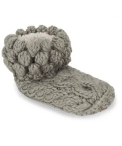 Lemon Whimsy Knit Bootie