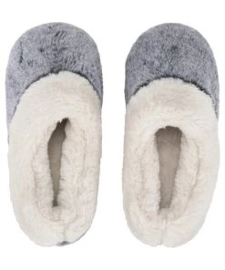 Lemon Tipped Fur Scuff Slipper