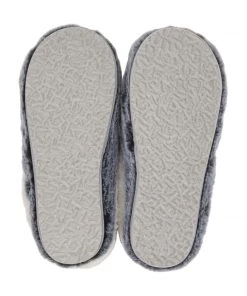 Lemon Tipped Fur Scuff Slipper