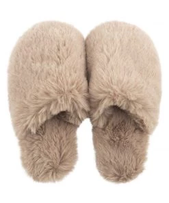 Lemon Lux Faux Fur Slide Footwear