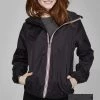 08 Lifestyle Sloane - Gloss Stars Black Full Zip Packable Rain Jacket * Last Chance 2 08 Lifestyle Sloane - Gloss Stars Black Full Zip Packable Rain Jacket * Last Chance