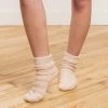 Latte Love Women's Pointelle Sock