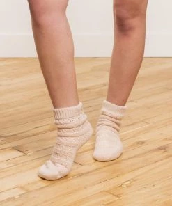 Latte Love Women's Pointelle Sock