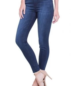Women Liverpool Abby Ankle Skinny - Westport Dark Wash