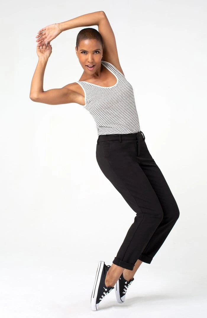 Liverpool Kelsey Knit Trouser - Black Women 4 Liverpool Kelsey Knit Trouser - Black Women