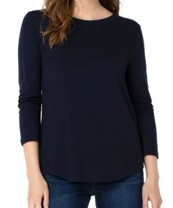 Liverpool 3/4 Sleeve Knit Tee