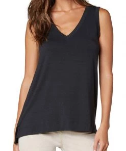 Liverpool Sleeveless V-Neck Knit Tee Women